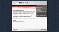 Desktop Screenshot of bitcetera.com